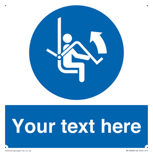 Custom Mandatory: Open safety bar of chairlift